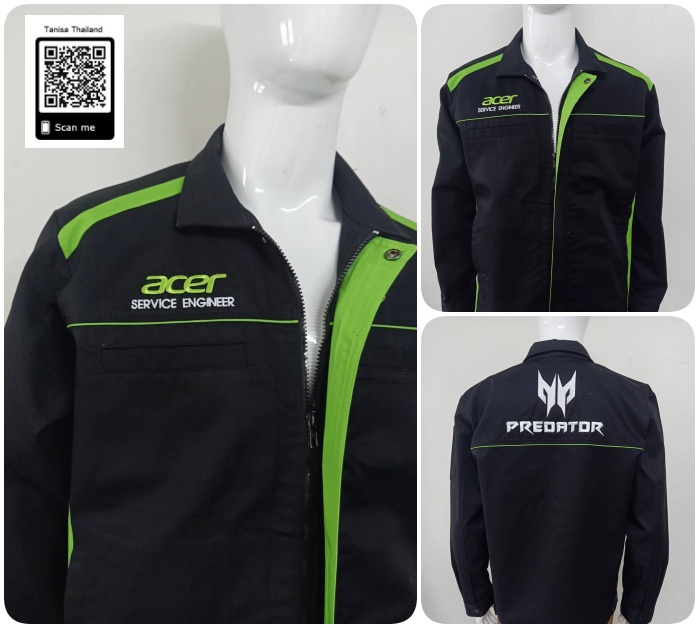 Jacket Casual เสื้อแจ็คเก็ตเซฟตี้ เทปสะท้อนแสง แจ็คเก็ตคลุมงาน แจ็คเก็ตเนื้อผ้าคอมทวิว และสั่งผลิตได้ พร้อมปัก