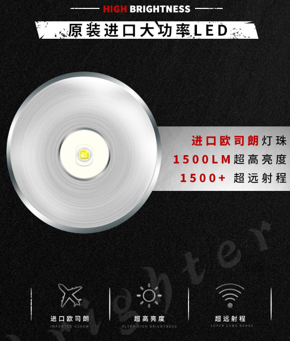 ไฟฉายส่องไกล แรงสูงขนาดใหญ่ Warsun G63