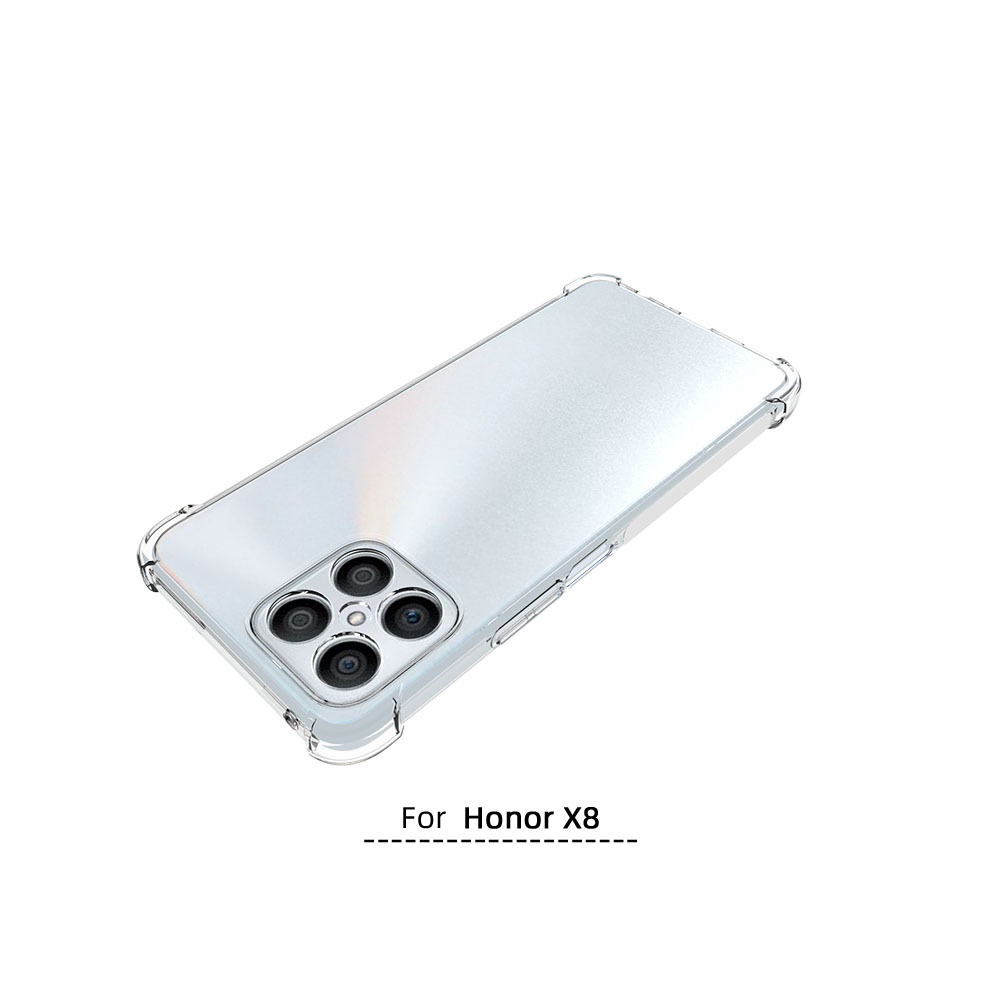 เคส Honor X8 4G แบบ TPU ใสเสริมขอบและมุมกันกระแทก