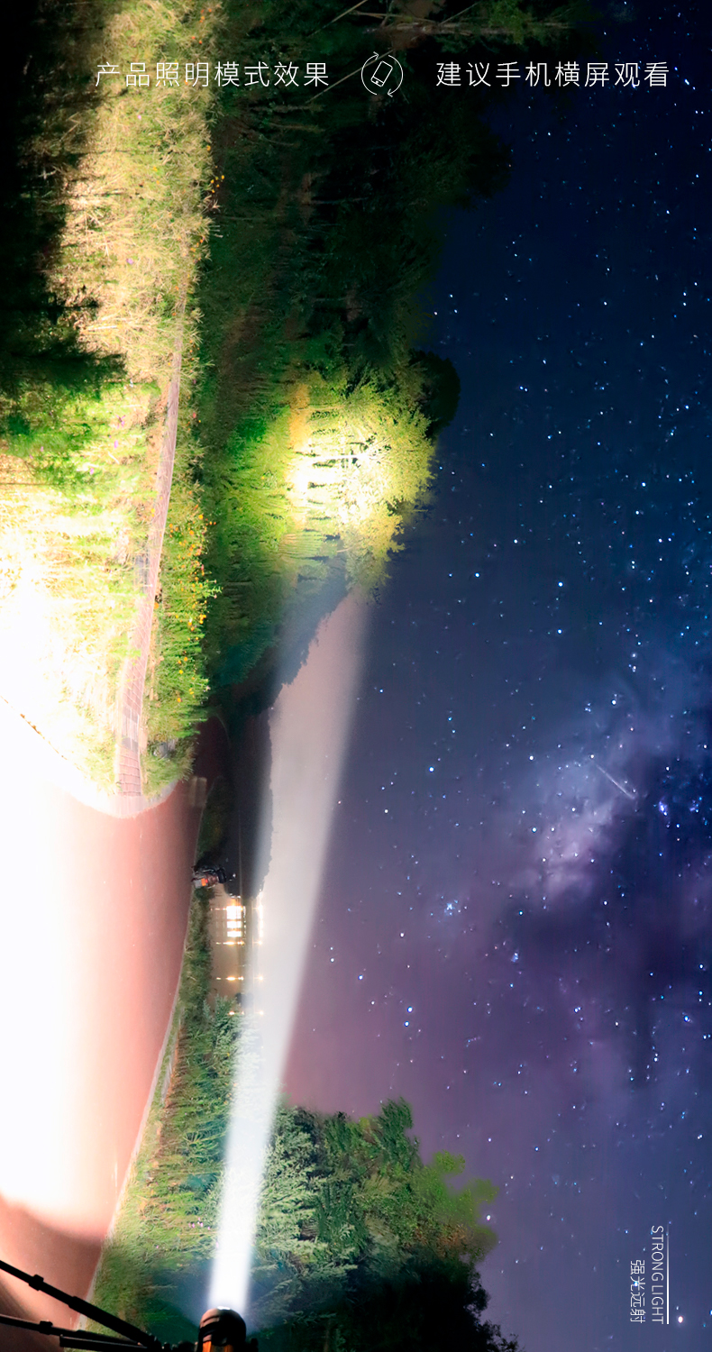 ไฟฉายจับถือ และสะพาย ขนาดใหญ่ Han Guang 2828T