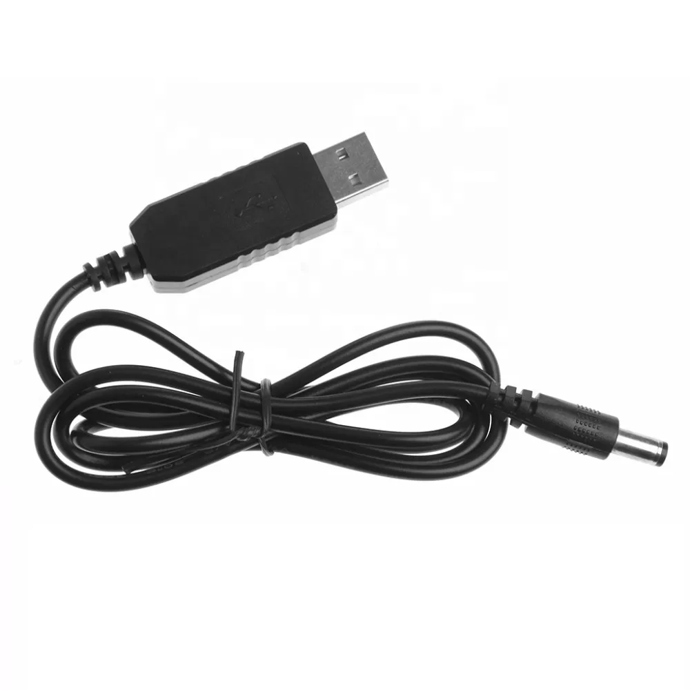 สาย USB DC 5V to DC 2.1x5.5mm 12V Step-up Cable สายแปลงไฟขึ้น USB เป็น 12V