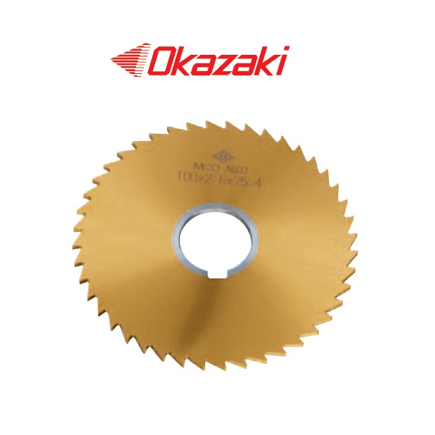 ใบคัตเตอร์ TMS - Metal Slitting Saws TiN-coated TMS Series [Brand: Okazaki]