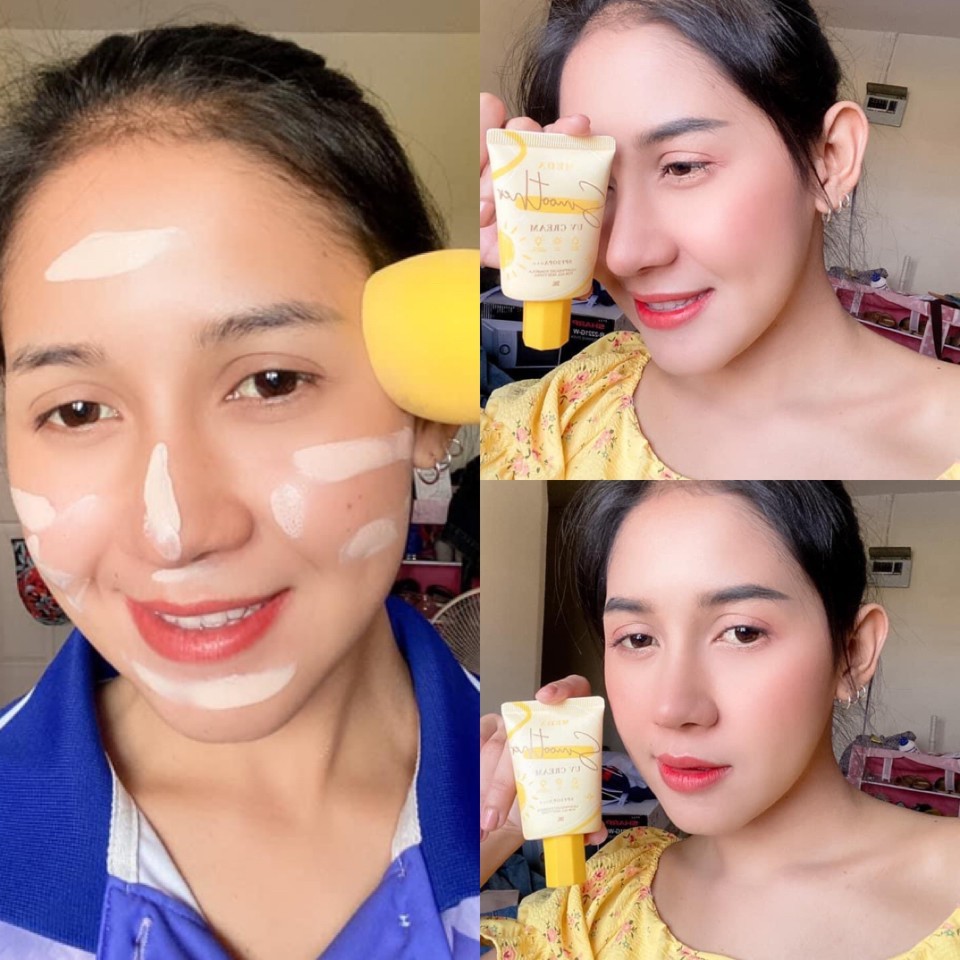 ครีมกันแดดผิวหน้า ราคาถูกและดี SPF50 PA+++ ยี่ห้อ MEDA