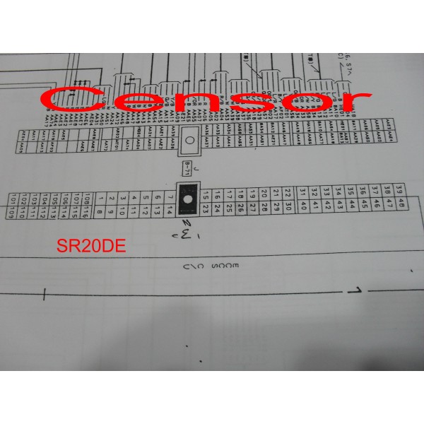 หนังสือ วงจรไฟฟ้า Wiring Diagram เครื่องยนต์ Nissan SR20DE, SR20DET S14 (ญี่ปุ่น)