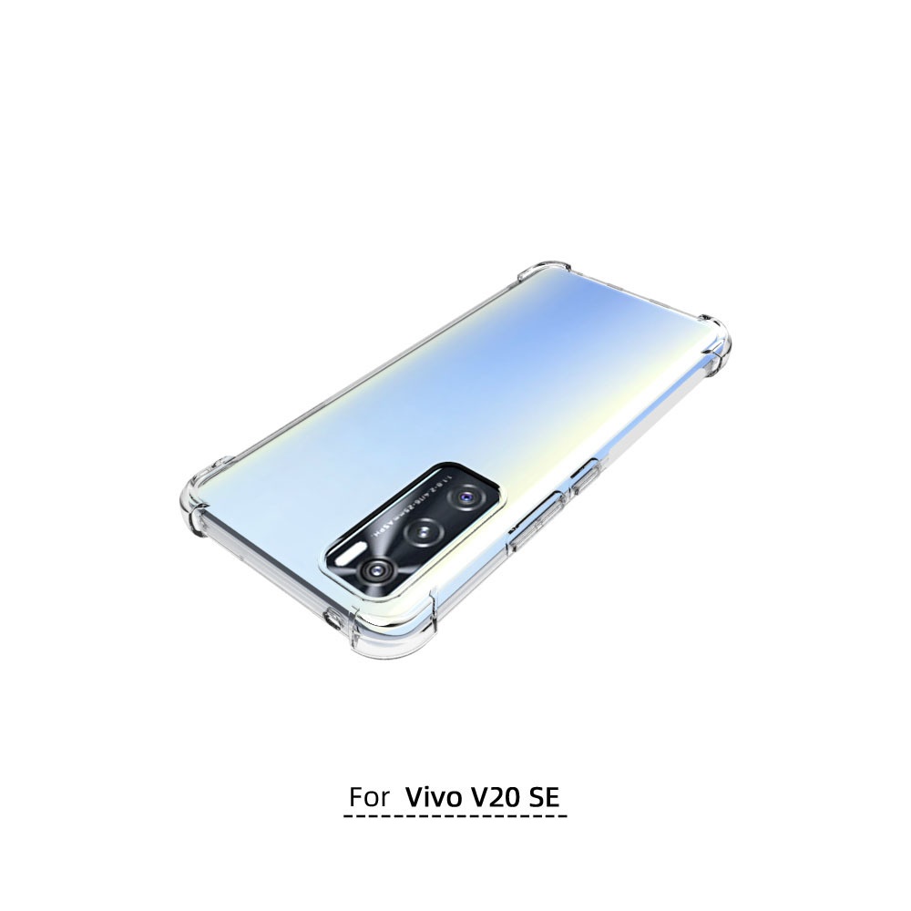 เคส Vivo V20 SE ใสเสริมขอบและมุมกันกระแทก