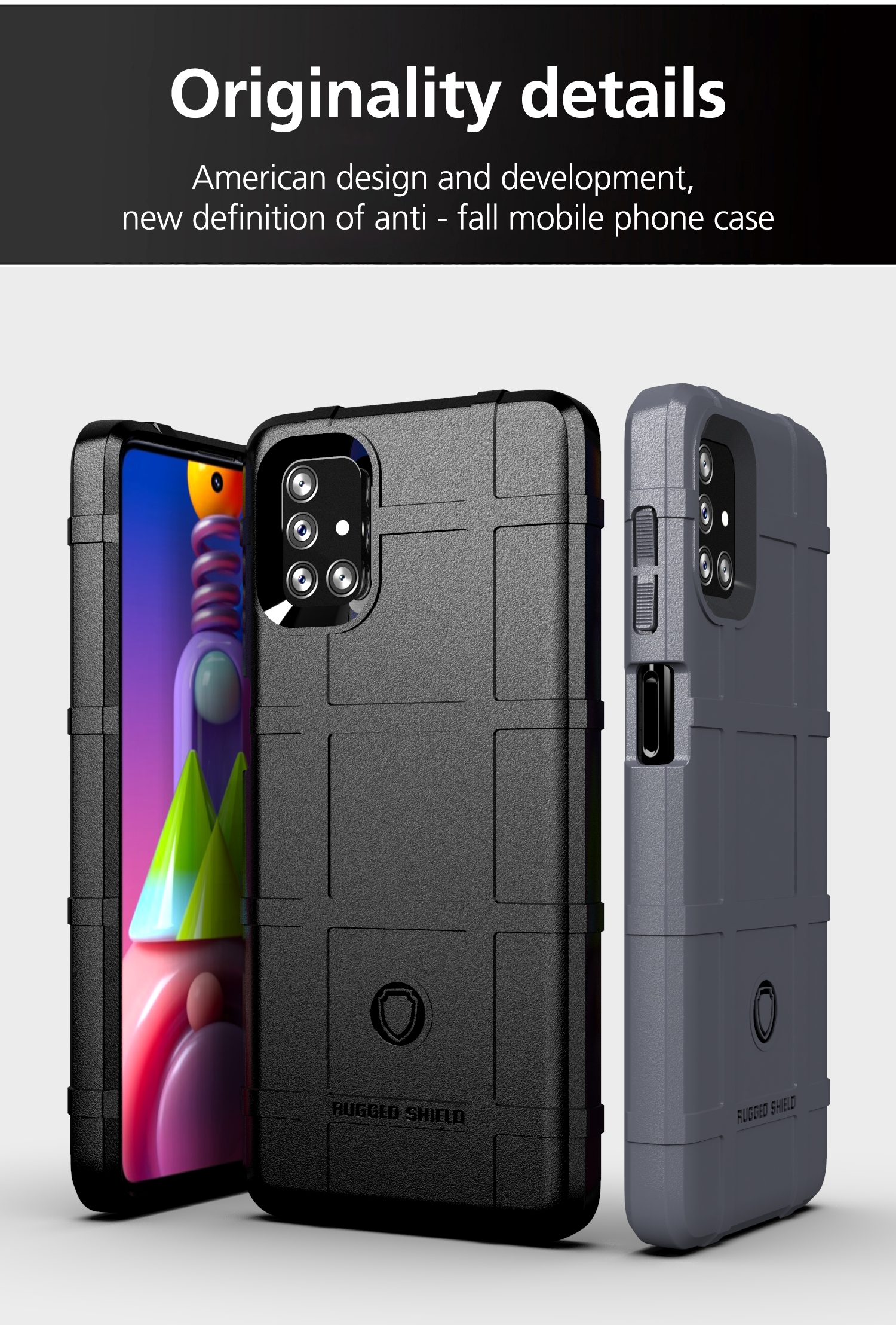 เคส Samsung Galaxy M51 กันกระแทกได้ Rugged Shield แบบหนา
