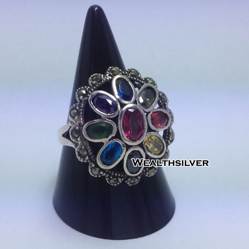 แหวนนพเก้า Circle CZ
