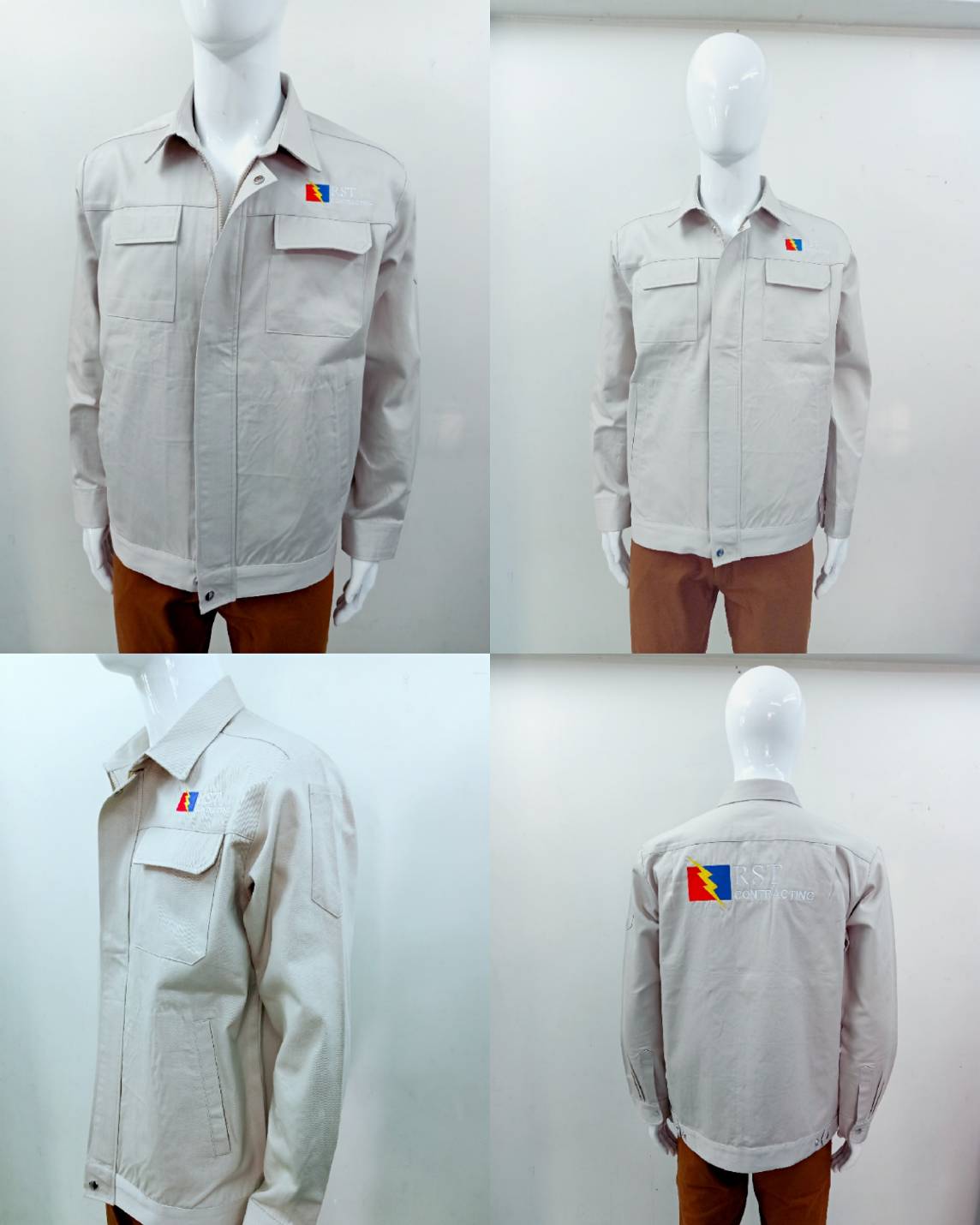 Jacket Casual เสื้อแจ็คเก็ตสำเร็จรูป ใส่สำลอง เสื้อแจ็กเก็ตมาตรฐาน ผ้าเวสปอยท์ พร้อมส่งและสามารถปักโลโก้ได้
