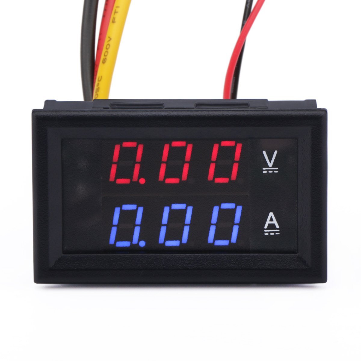 DC0-100V / 50A LED DC Dual Display Digital Voltmeter Ammeter พร้อม Shunt ขนาด 50A