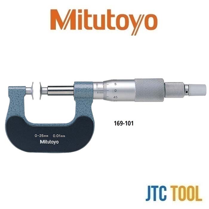 ไมโครมิเตอร์วัดความหนากระดาษ - Paper Thickness Micrometer No.169-101 [Brand: Mitutoyo]