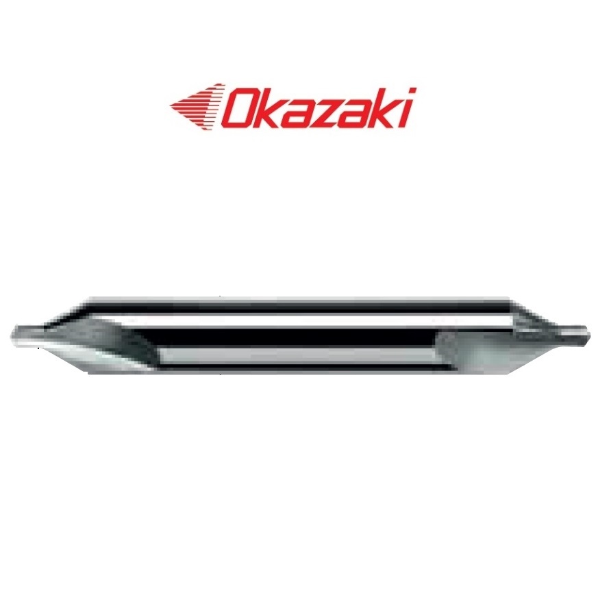 OKAZAKI ดอกสว่านนำศูนย์โซลิดคาร์ไบด์ รุ่น CDAS - Solid Carbide Center Drill (non-Coated) CDAS Series