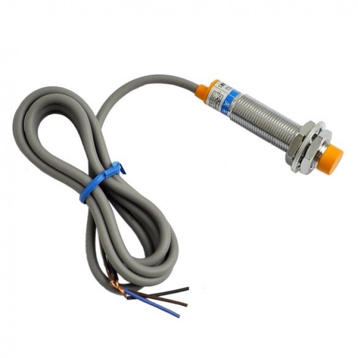 LJ12A34Z/AY เซ็นเซอร์ตรวจจับโลหะแบบไม่สัมผัส ระยะตรวจจับ 4 mm Inductive Proximity Sensor Detection Switch induction PNP NC 6-36VDC