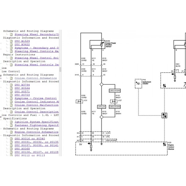 CD คู่มือซ่อมและ WIRING DIAGRAM CHEVROLET CRUZE