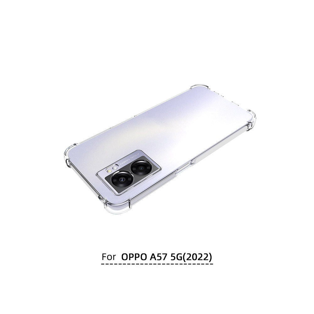เคส OPPO A57 5G (2022) แบบ TPU ใสเสริมขอบและมุมกันกระแทก