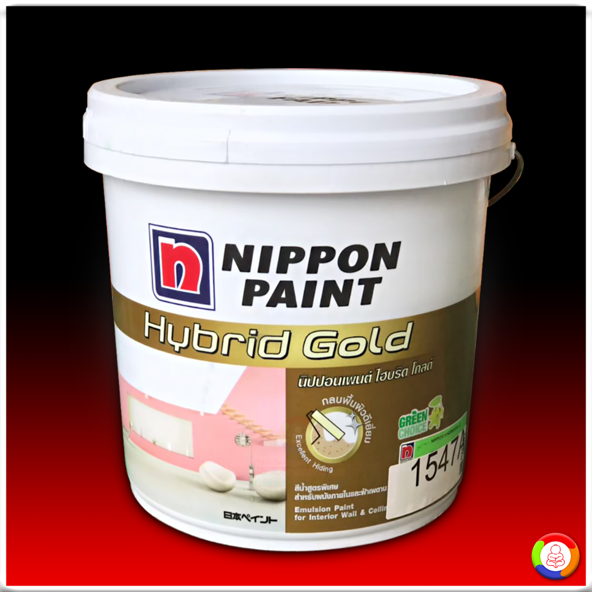 Nippon Paint Hybrid Gold นิปปอนเพนต์ ไฮบริดโกลด์ (2.5 แกลลอน)
