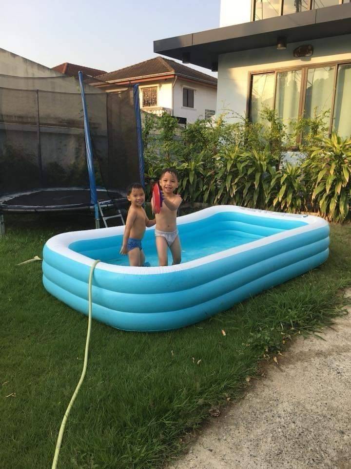 สระน้ำเป่าลม สระราคาถูก สระ3เมตร สระน้ำ ถูกแท้แน่นอน 100%