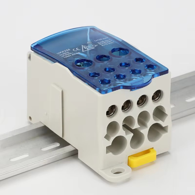 UKK 80A Terminal Block กล่อง Terminal แยกสายไฟ