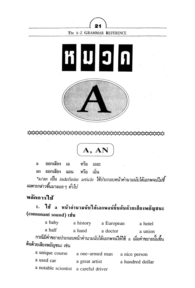 ปทานุกรม หลักการใช้ไวยกรณ์อังกฤษ โดย พ.ศ.พัฒนา