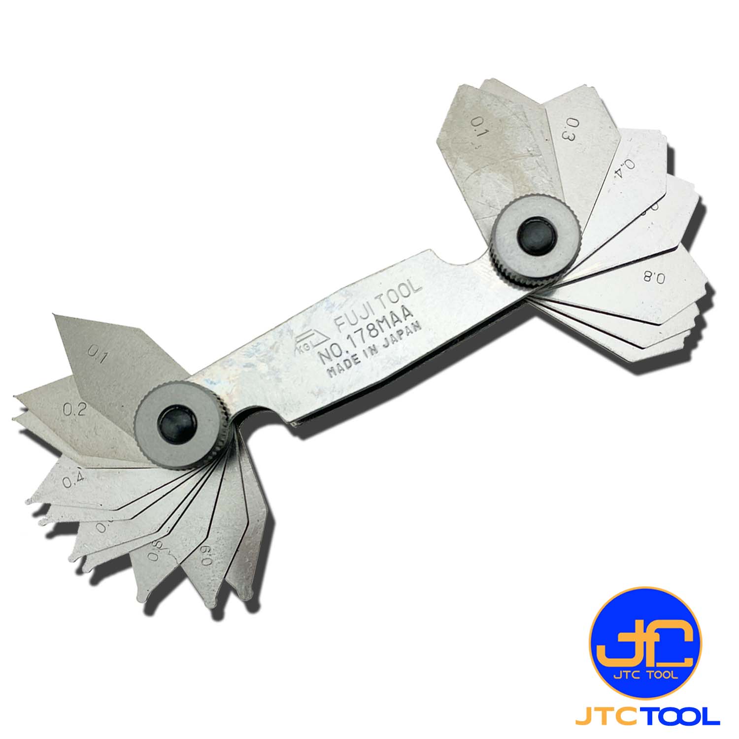 FUJI TOOL ชุดเกจวัดรัศมีแบบหวี รุ่น 178 - Radius Gauge Series 178