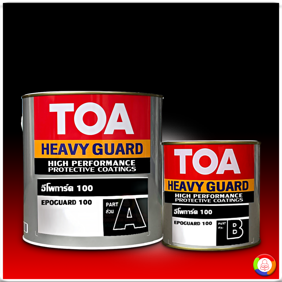 TOA Epoguard 100 ทีโอเอ อีโพการ์ด 100 สีอีพ็อกซี่ทาในถังเก็บสารเคมี