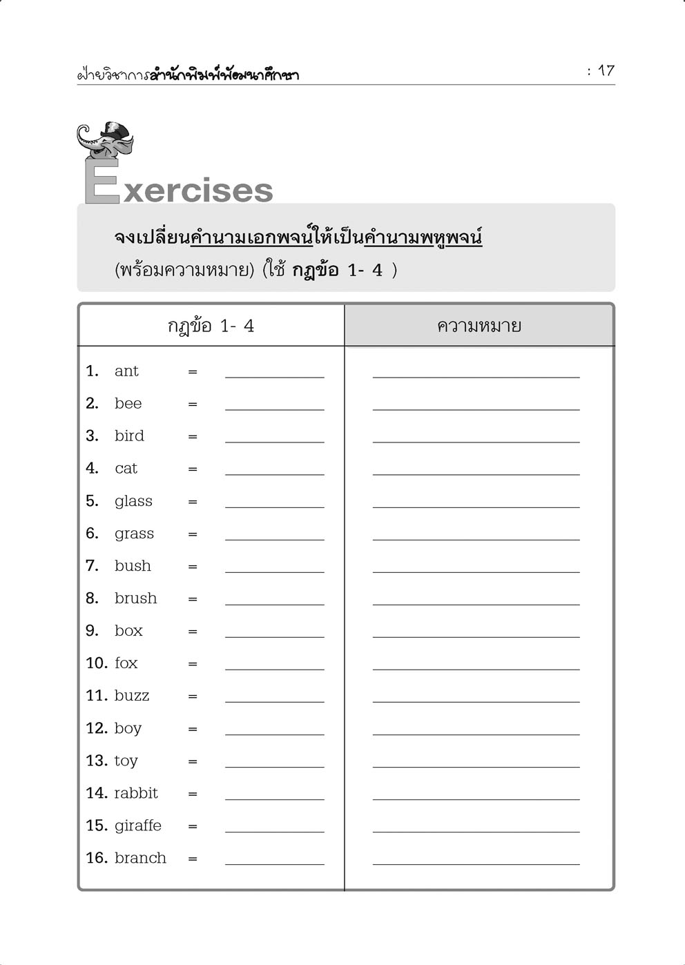 Easy English with Practice ป.4 โดย พ.ศ.พัฒนา โดย พ.ศ.พัฒนา