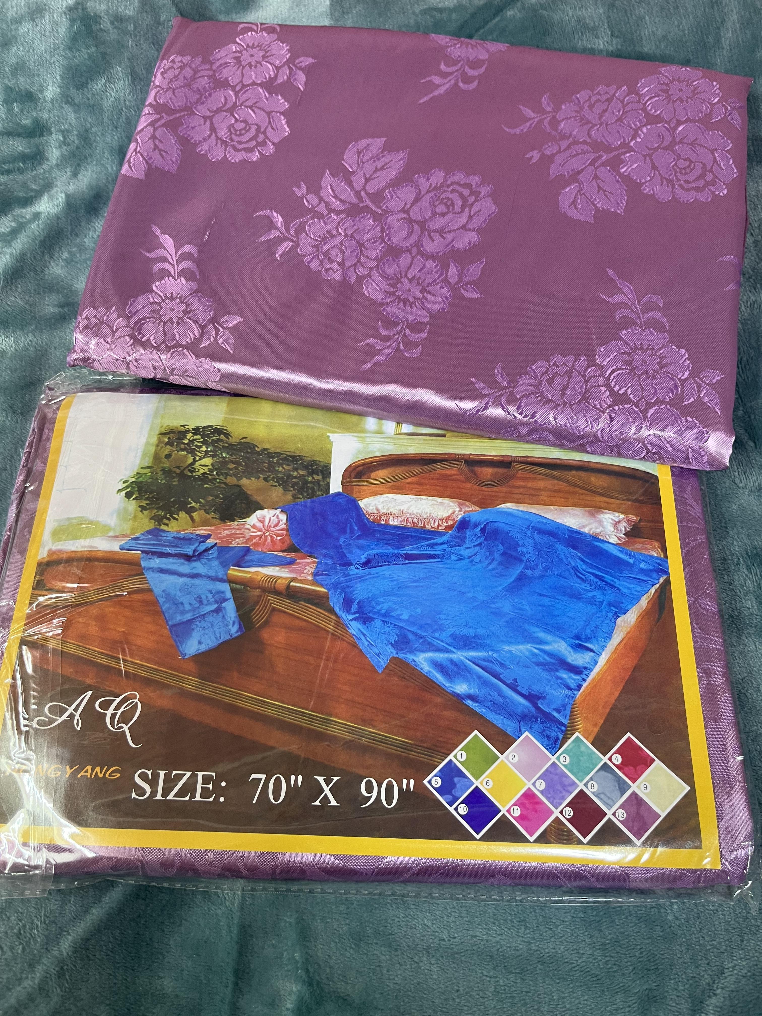 ผ้าห่มผ้าแพร 6 ฟุต ห่มแล้วเย็นสบาย ผ้าลื่น นิ่ม สีสวยสด