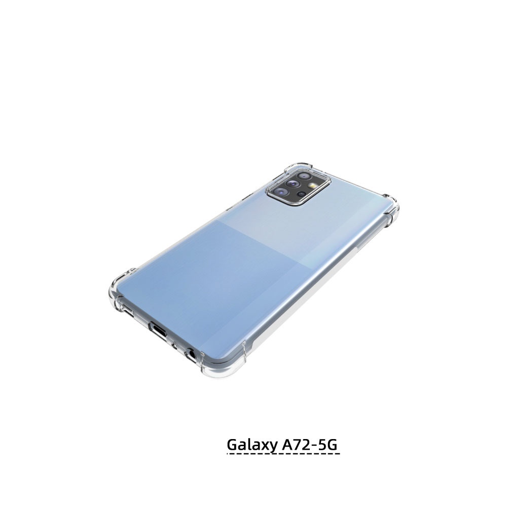 เคส Samsung Galaxy A72 5G แบบ TPU ใสเสริมขอบและมุมกันกระแทก