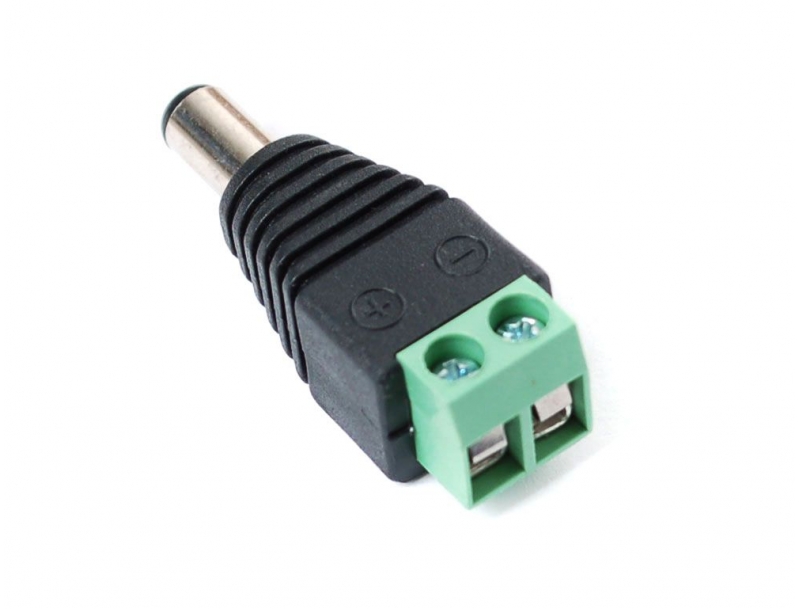 DC Male Jack Adapter 5.5x2.1mm for Arduino