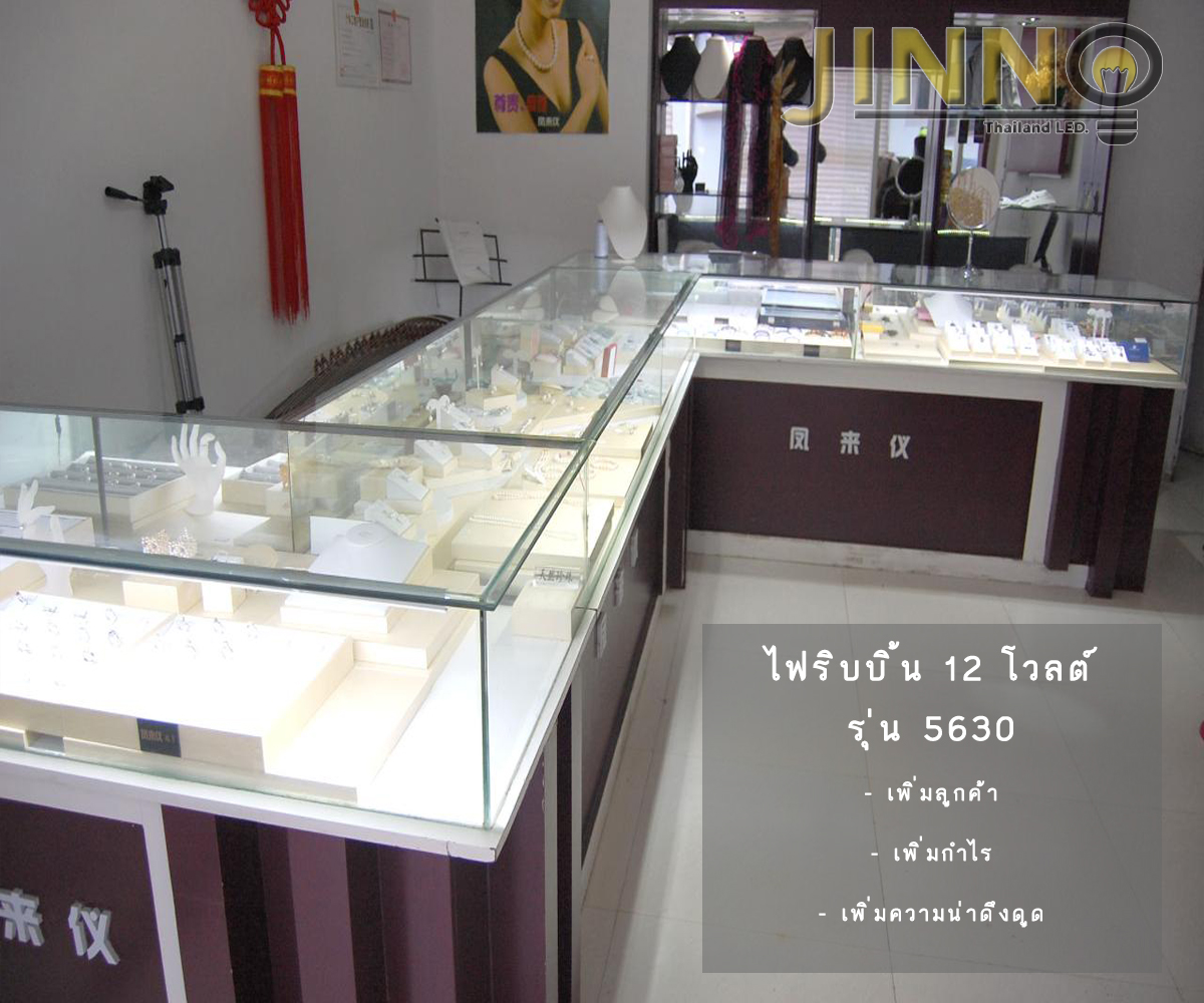 ไฟริบบิ้น 12v รุ่น 5630 IP20 : แบบไม่กันน้ำ