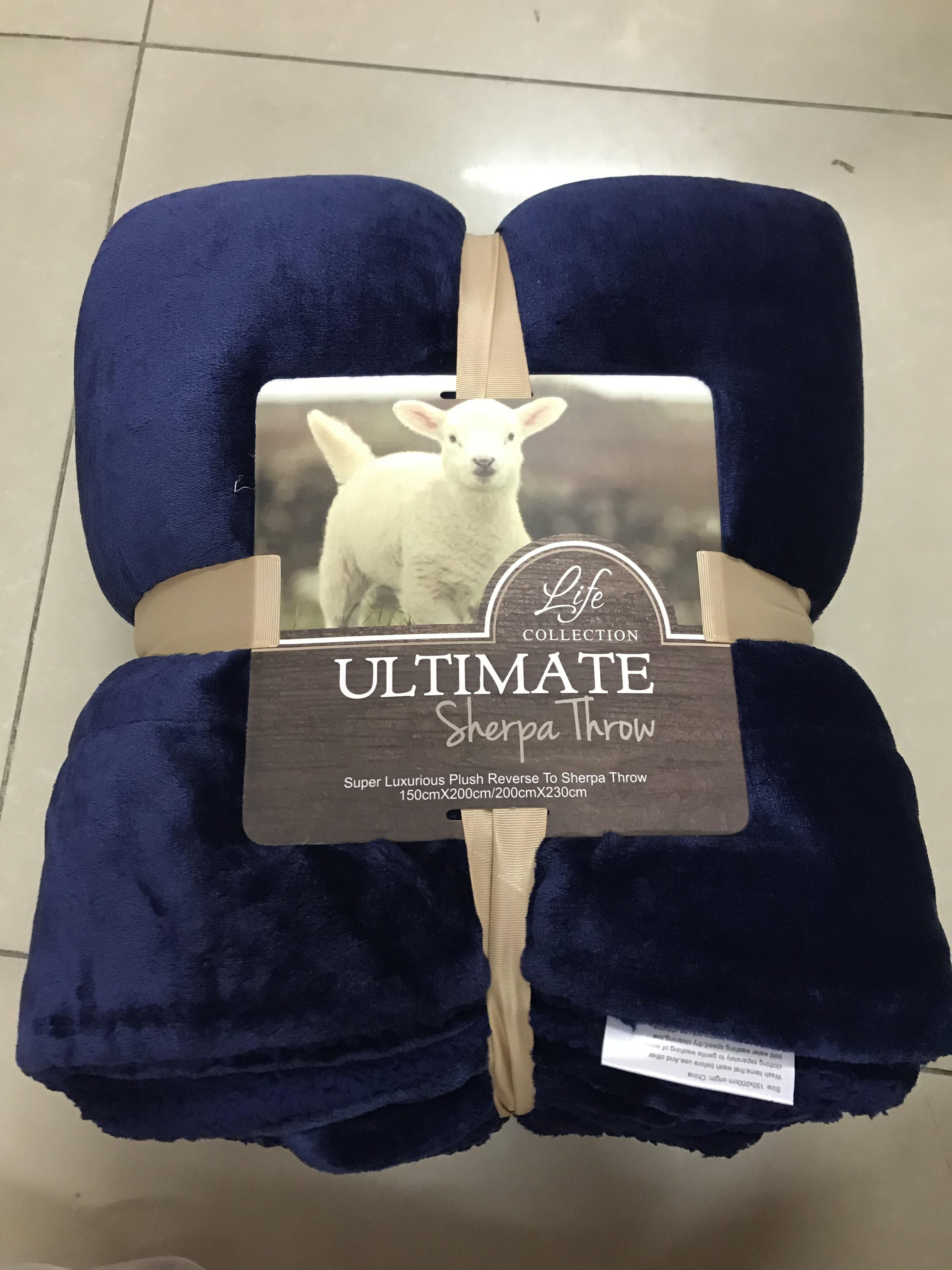 ผ้าห่มขนแกะ8ฟุต 2 ชั้น รุ่นสีเดียว โปร 595 ส่งฟรี