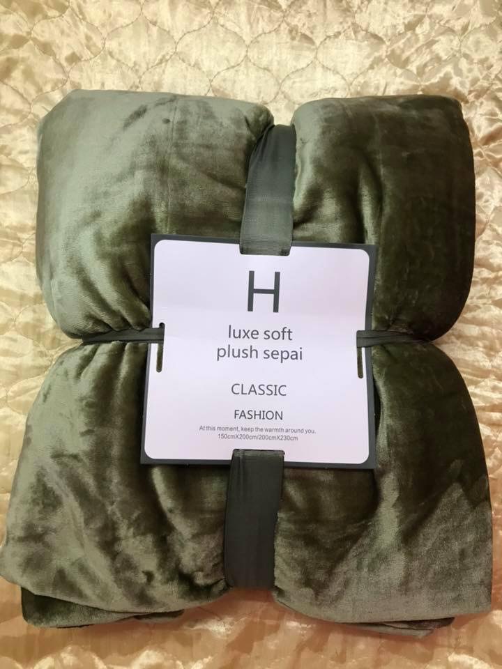 ผ้าห่มนาโนกำมะหยี่หนานุ่มพิเศษ เกรดส่งออกยุโรป ขนาดเทียบเท่า 8 ฟุต