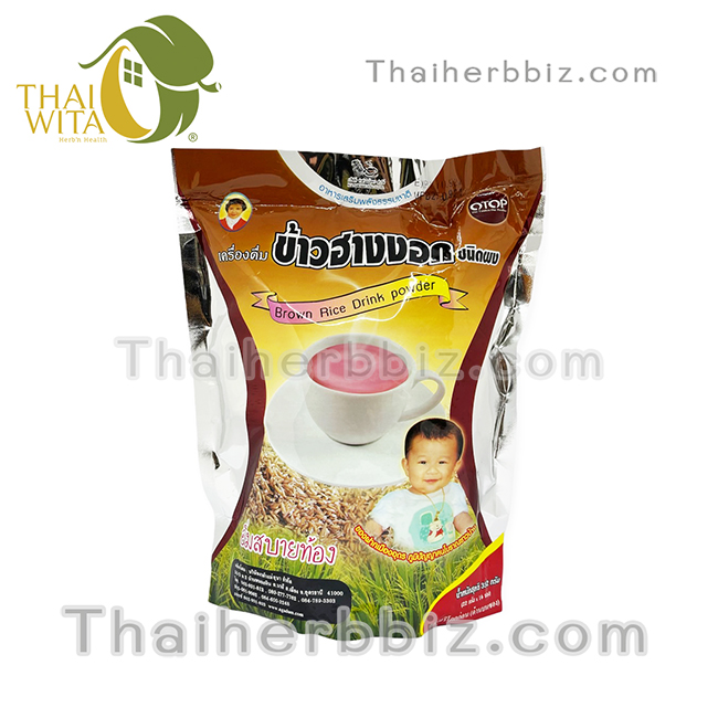 ข้าวฮางงอกแม่อุษา เครื่องดื่มข้าวฮางงอกชนิดผงแม่อุษา (ใหญ่ 352 กรัม)