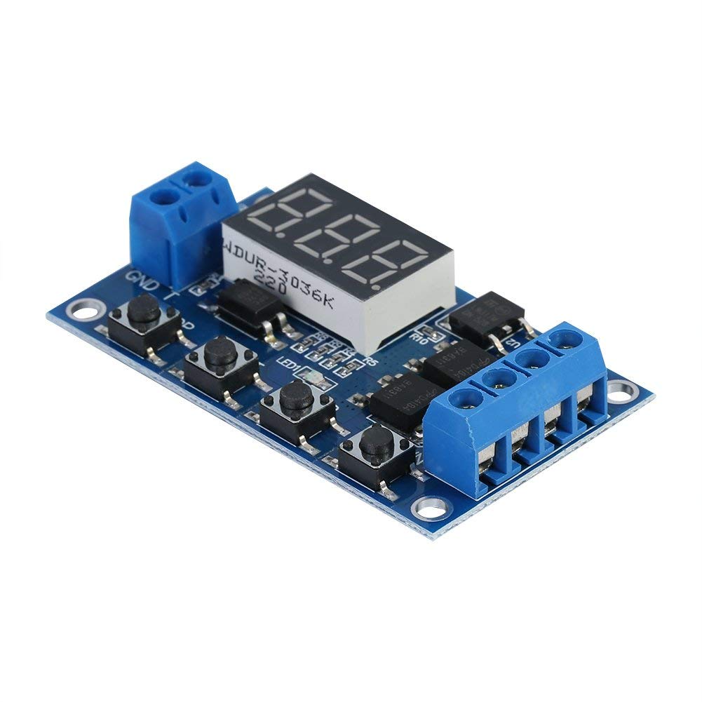 DC 5-36V Digital LED Relay Board Dual-MOS Trigger Cycle Timing Circuit Switch Timer Delay Module