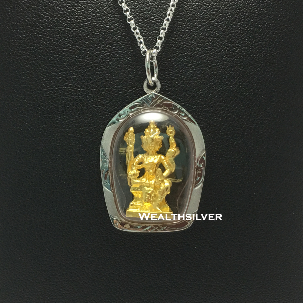 จี้พรีเมี่ยมพระพรหม องค์ทอง M