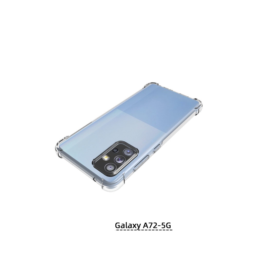เคส Samsung Galaxy A72 5G แบบ TPU ใสเสริมขอบและมุมกันกระแทก