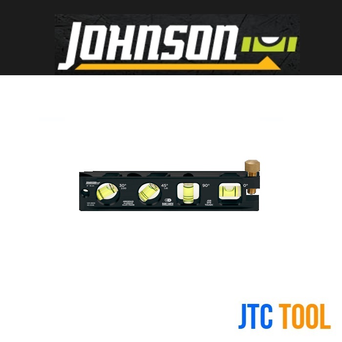 ระดับน้ำอลูมิเนียมฐานแม่เหล็ก 6นิ้ว - 6" Magnetic Billet Torpedo Level No.1411-0600 [Brand: Johnson]