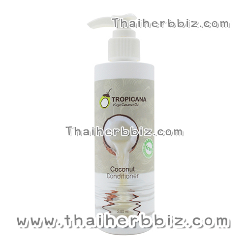 ครีมนวดผมน้ำมันมะพร้าวทรอปิคานา กลิ่นมะพร้าว สูตร NON PARABEN (Coconut Conditioner)