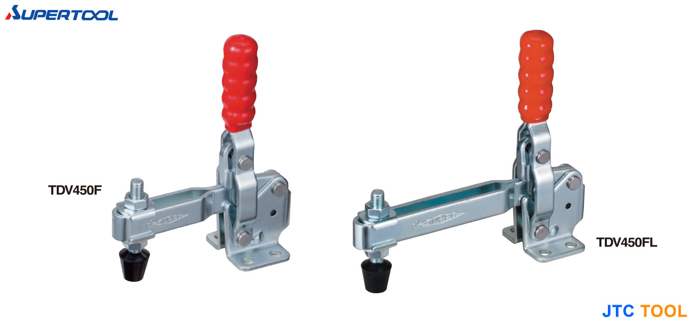 TOGGLE CLAMP 100° (Vertical Handle Type) - แคล้มนก (แนวตั้ง)