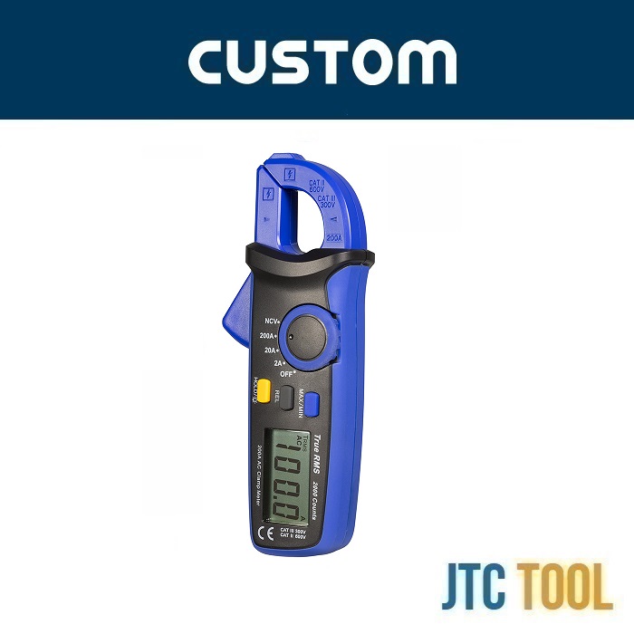 แคลมป์มิเตอร์ - AC Clamp Meter No.C-01R [Brand: Custom]