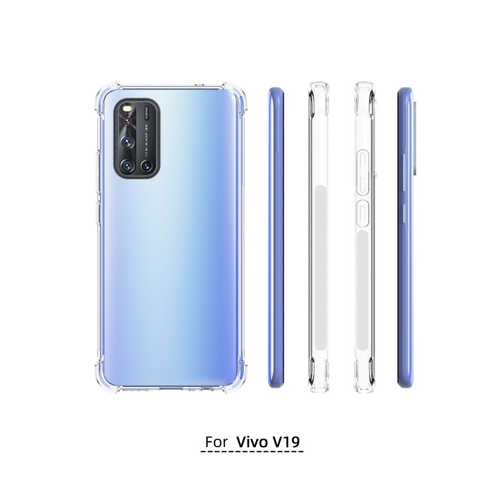 เคส Vivo V19 แบบ TPU ใสเสริมขอบและมุมกันกระแทก