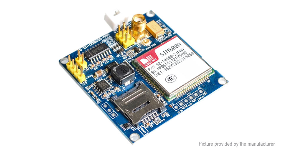 SIM800A GSM/GPRS Module Development Board โมดูลส่ง SMS โทรเข้า-ออก สำหรับ Arduino