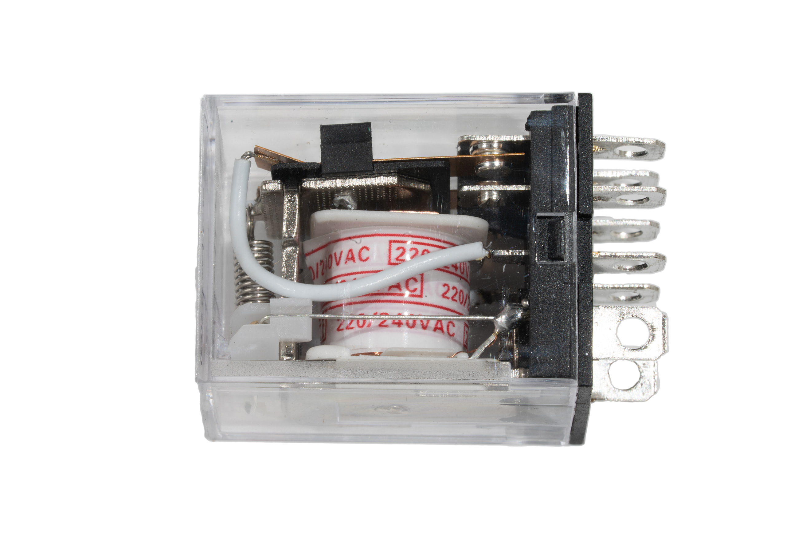 LY2NJ HH62P-L JQX-13F DPDT 8 Pin Relay รีเลย์ 8 ขา 220VAC