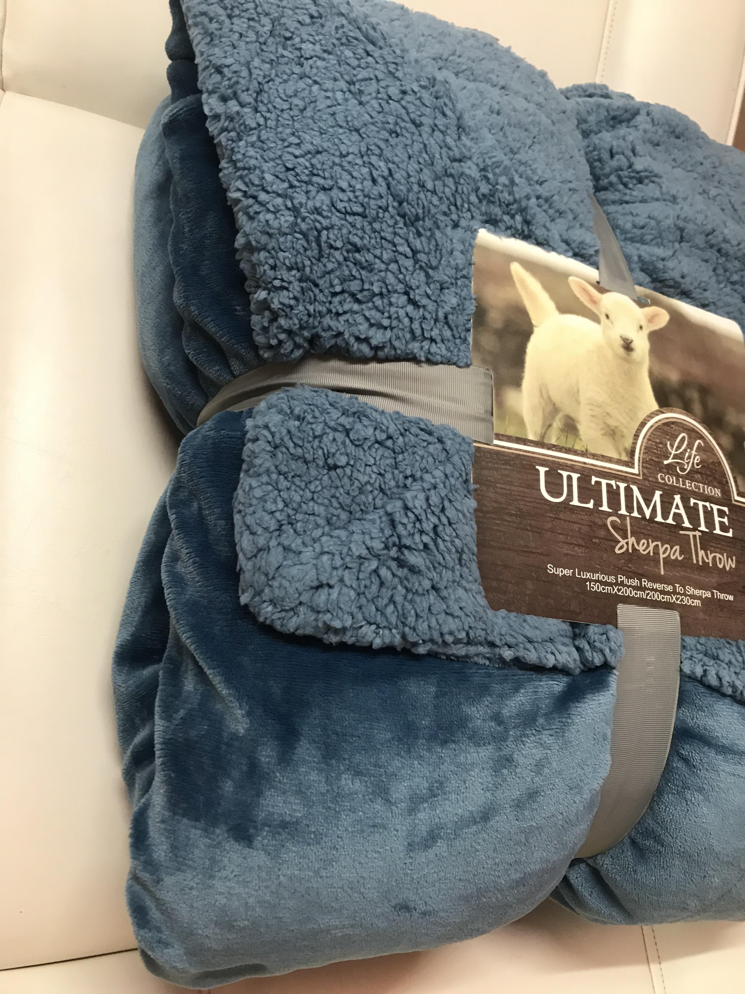 ผ้าห่มขนแกะ8ฟุต 2 ชั้น รุ่นสีเดียว โปร 595 ส่งฟรี