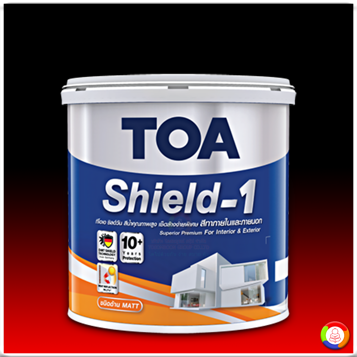 TOA Shield-1 For Exterior ทีโอเอ ชิลด์ วัน ภายนอก ชนิดด้าน