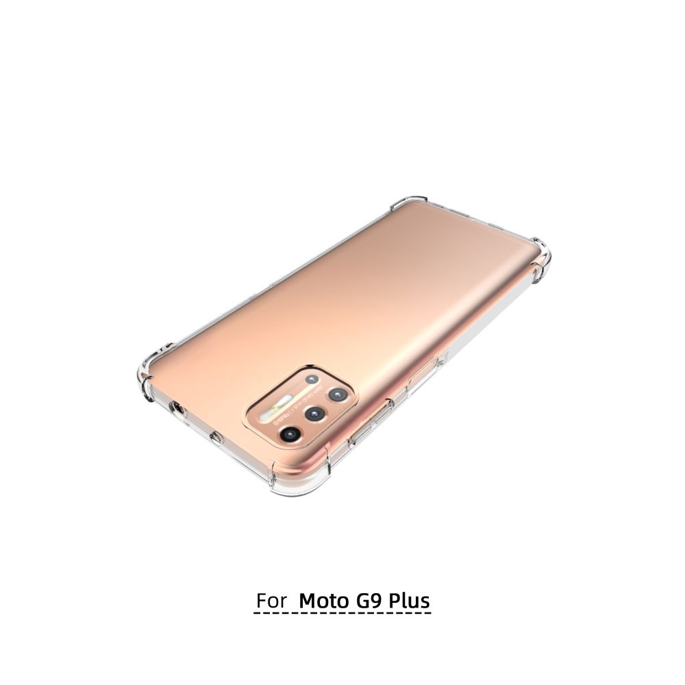 เคส Motorola Moto G9 Plus แบบ TPU ใสเสริมขอบและมุมกันกระแทกหนา 1.5 mm.