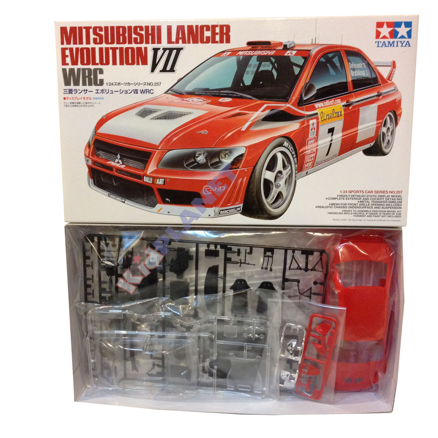 24257 1/24 MITSUBISHI Lancer Evolution VII WRC
