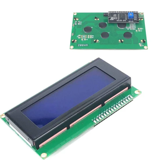 2004 LCD (Blue Screen) 20x4 LCD พร้อมบัดกรี I2C Adapter