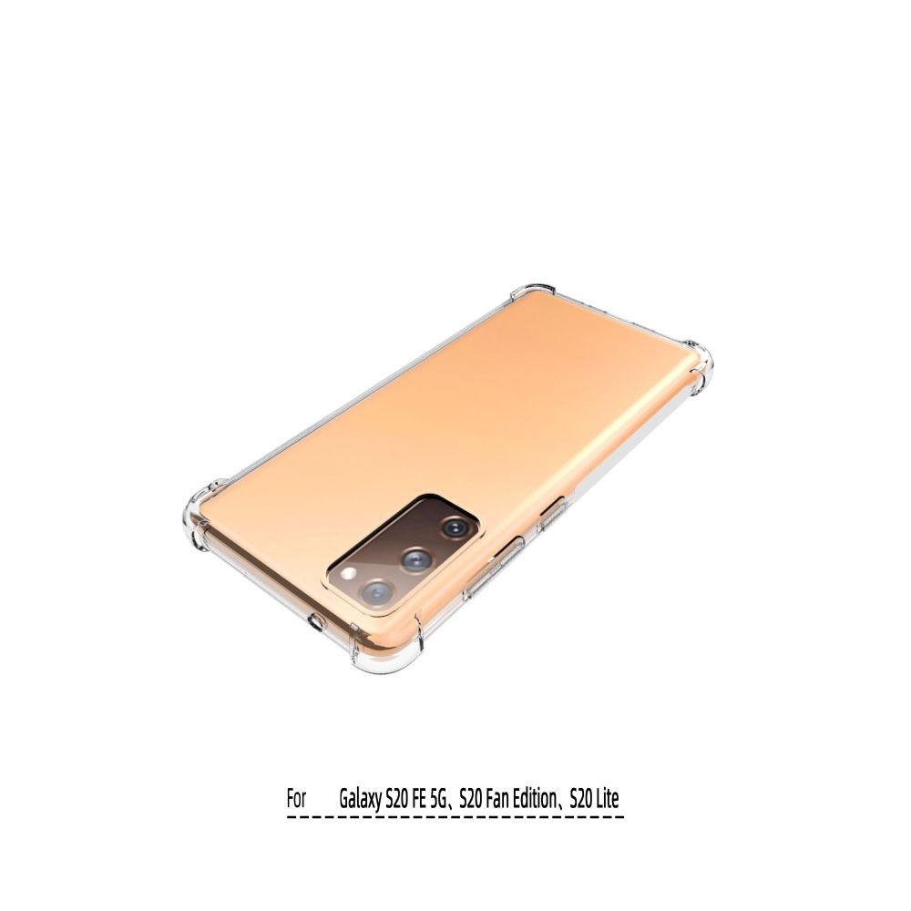 เคส Samsung Galaxy S20 FE 5G แบบ TPU ใสเสริมขอบและมุมกันกระแทก