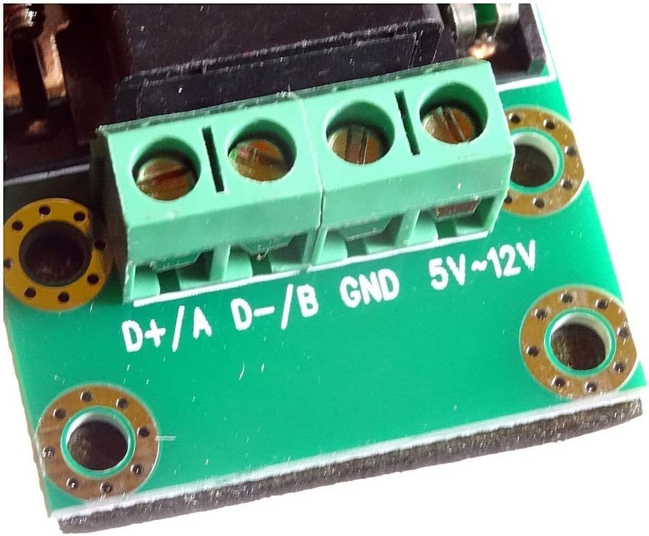 ตัวแปลง DB9 RS-232 เป็น RS-485 Terminal 4 ช่อง Passive Adapter Converter