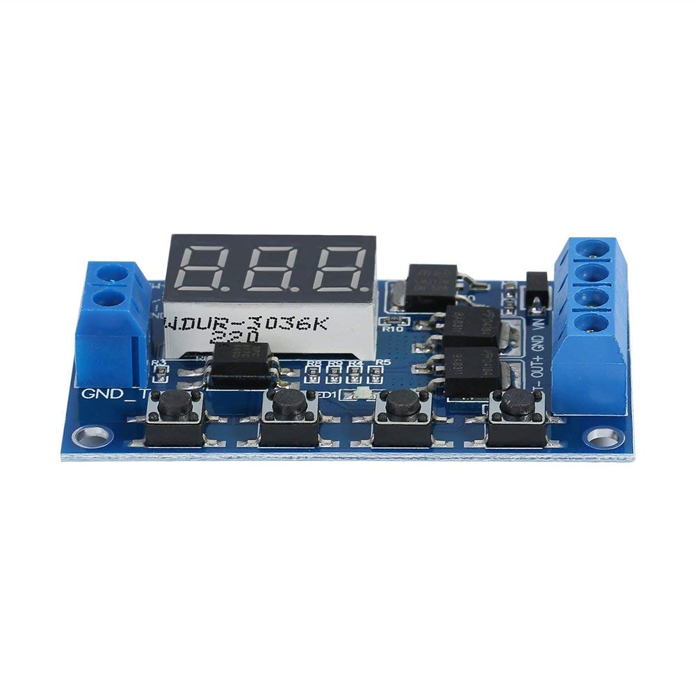DC 5-36V Digital LED Relay Board Dual-MOS Trigger Cycle Timing Circuit Switch Timer Delay Module